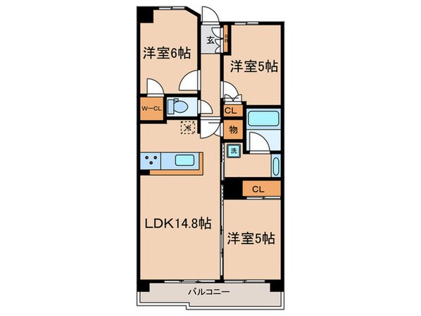 オーベル金町エアーズ(804)の物件間取画像